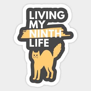 9th Life Sticker